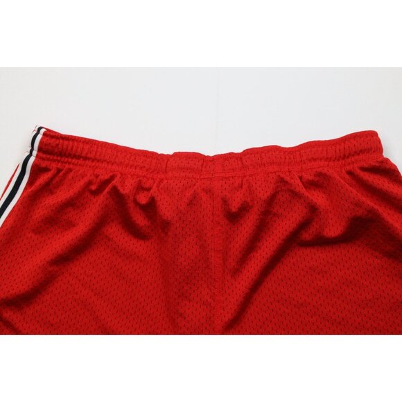 Vintage Y2K Nike Mens Medium Travis Scott Mini Swoosh Above Knee Shorts Red - Picture 9 of 11